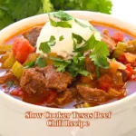 Slow Cooker Texas Beef Chili Recipe