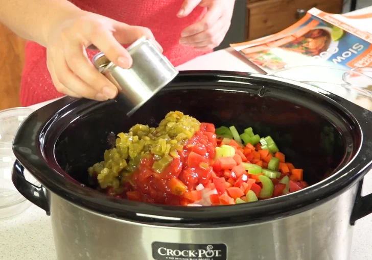 Step 3 Add Tomatoes and Chiles