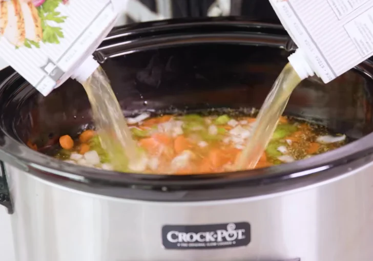 Step 4 Pour in the Broth