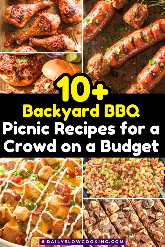 Backyard BBQ Picnic Recipes for a Crowd on a Budget