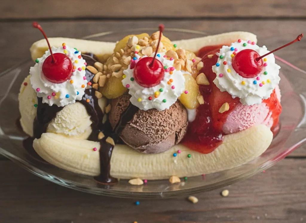 Banana Split Ice Cream
