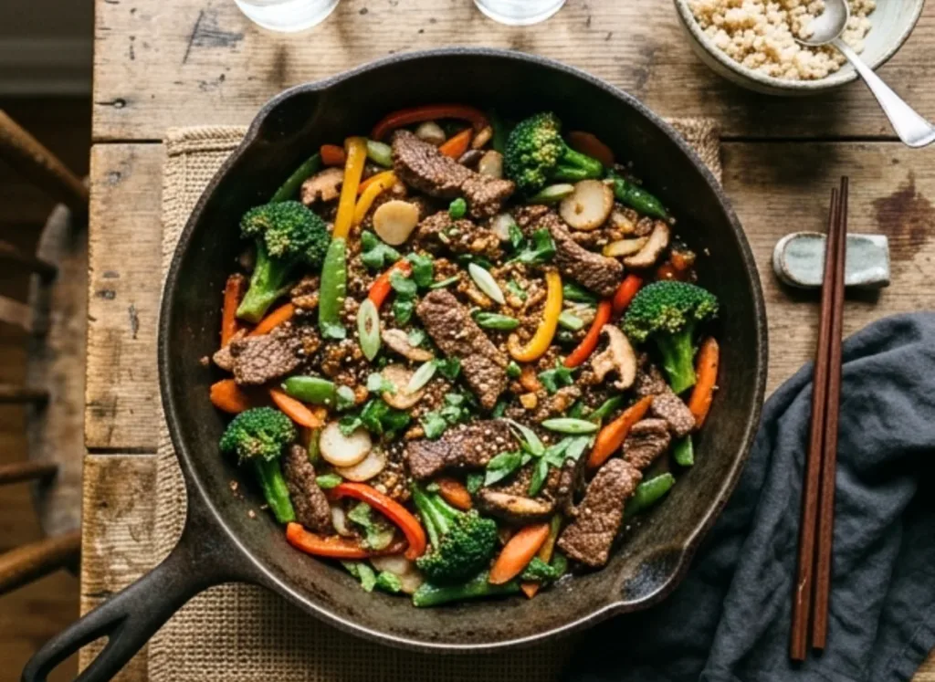 Beef and Veggie Stir Fry