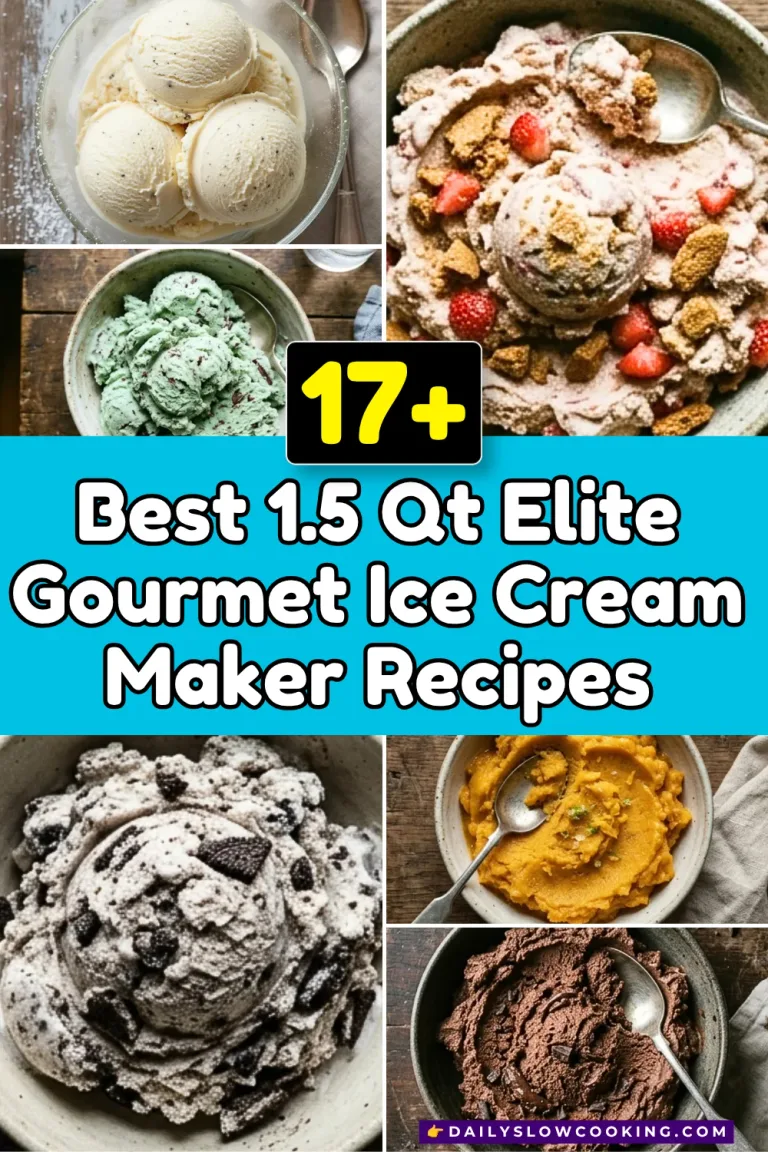 Delicious 1.5QT Elite Gourmet Ice Cream Maker Recipes
