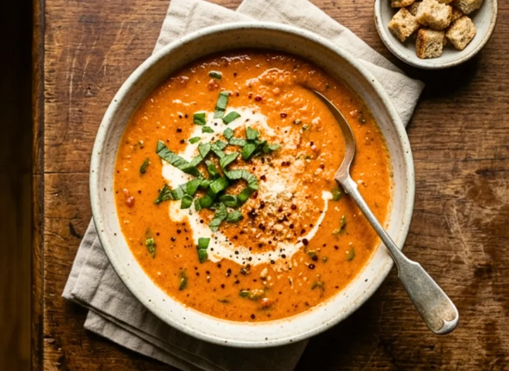 Creamy Tomato Basil Soup