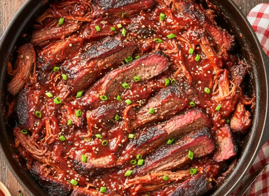 Crockpot BBQ Beef Brisket