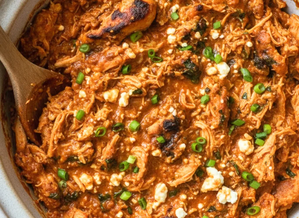Crockpot Buffalo Chicken