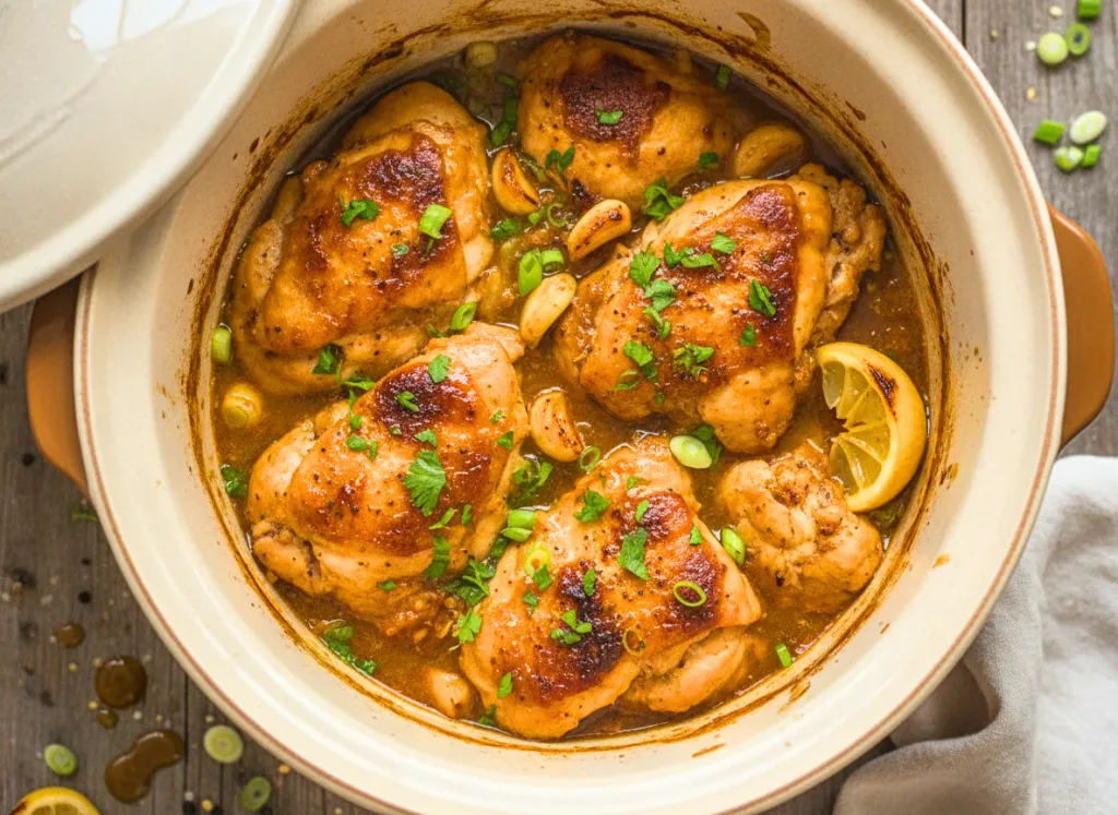 Crockpot Honey Garlic Chicken