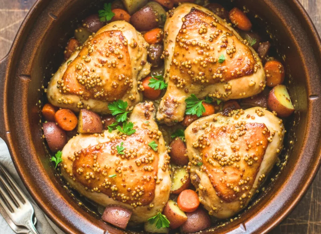 Crockpot Honey Mustard Chicken