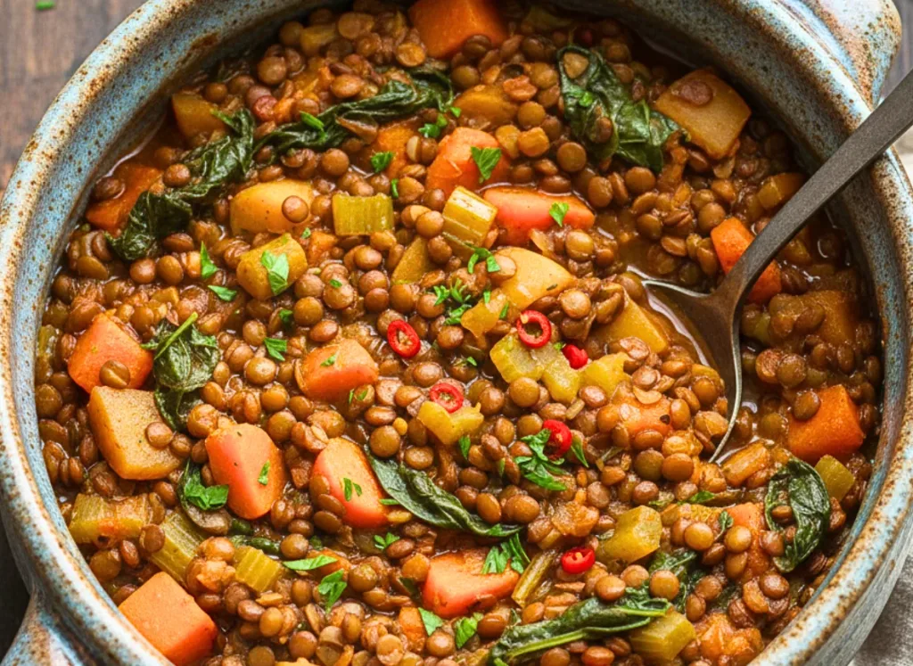 Crockpot Lentil and Vegetable Stew