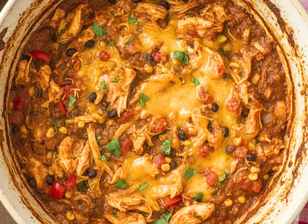 Crockpot Salsa Chicken