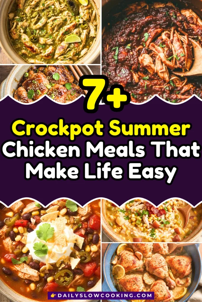 Crockpot Summer Chicken Meals That Make Life Easy