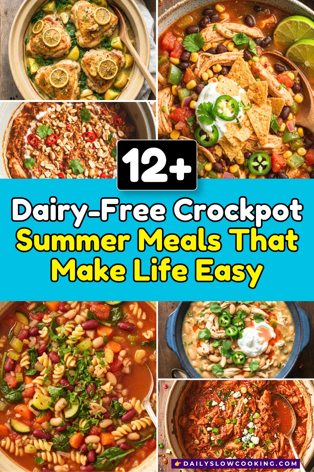 Dairy-Free Crockpot Summer Meals That Make Life Easy
