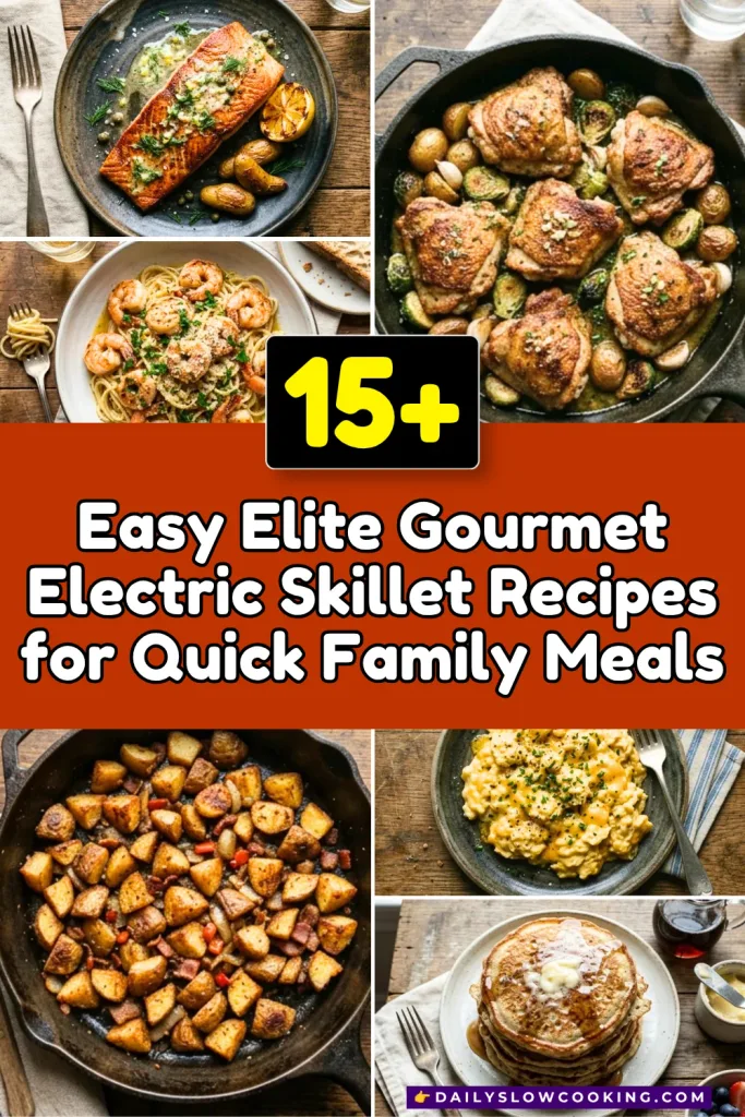 Easy Elite Gourmet Electric Skillet Recipes for Quick Family Meals
