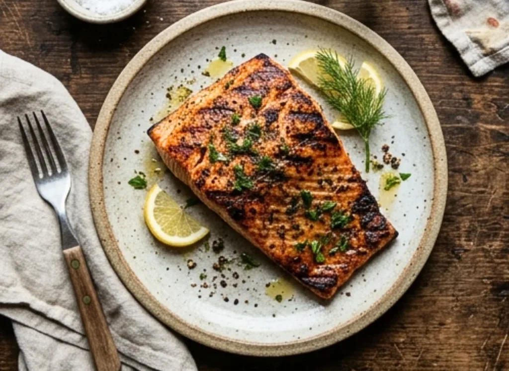 Easy Grilled Salmon Fillet