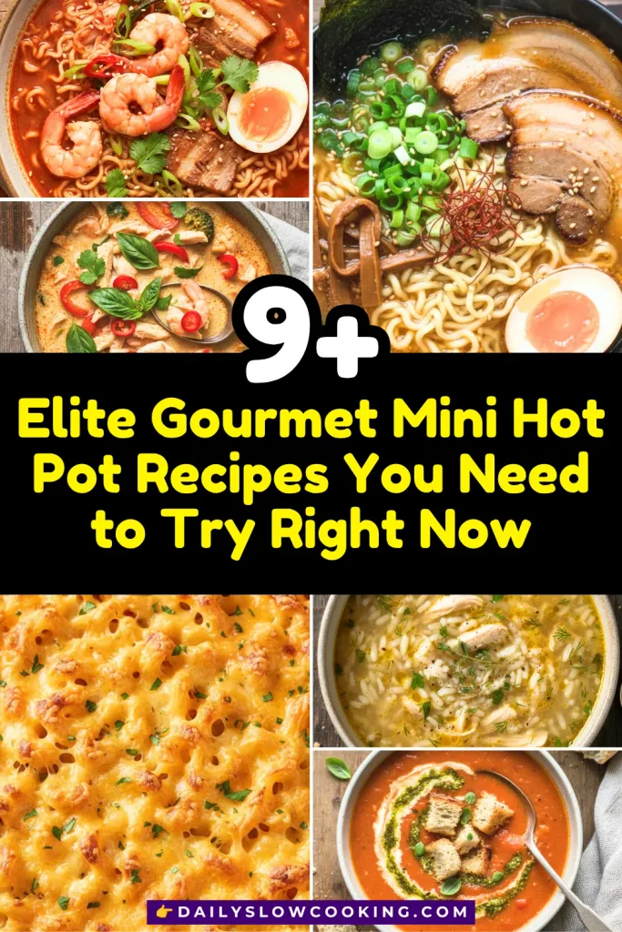 Elite Gourmet Mini Hot Pot Recipes You Need to Try Right Now