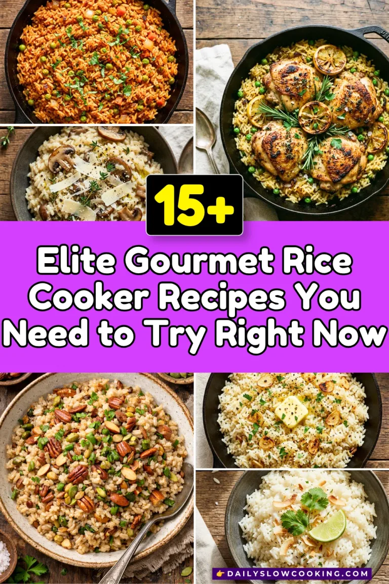 Elite Gourmet Rice Cooker Recipes That Make Every Meal Easier