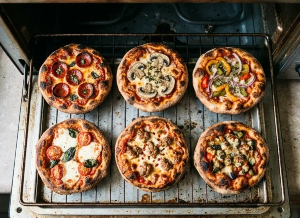 Mini Toaster Oven Pizzas