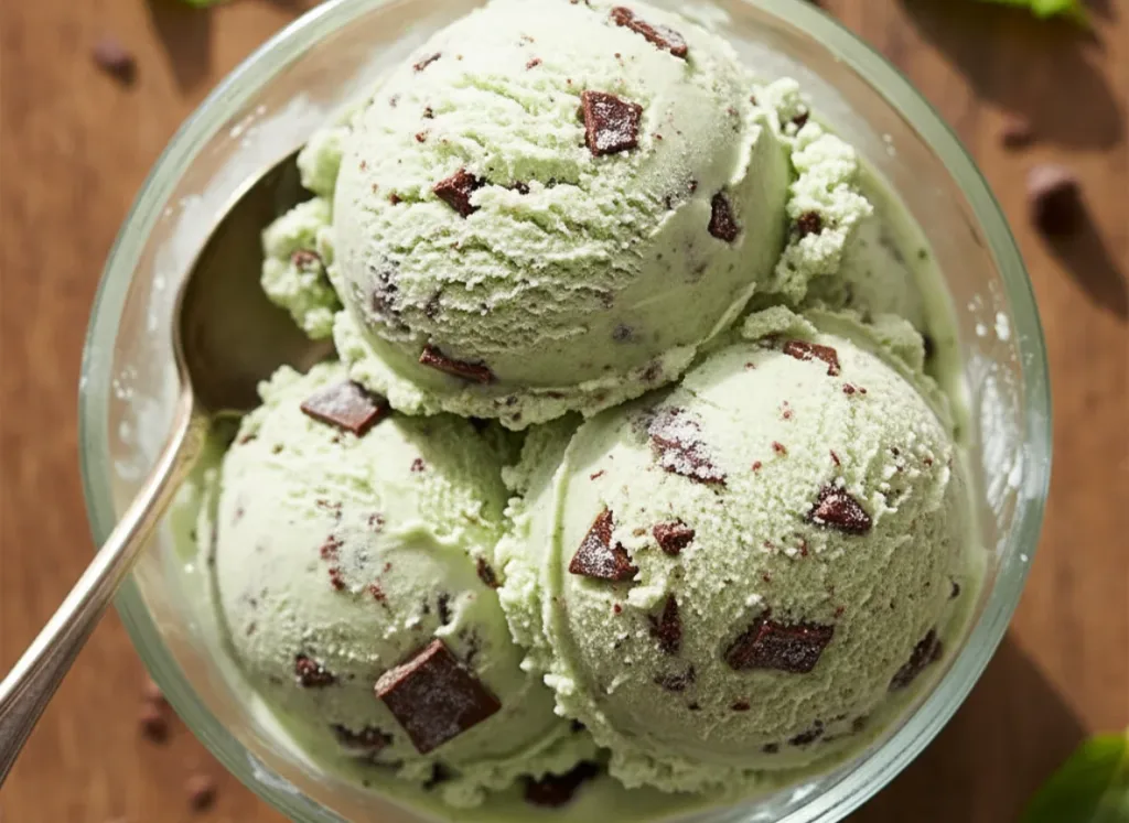 Mint Chocolate Chip Ice Cream 1