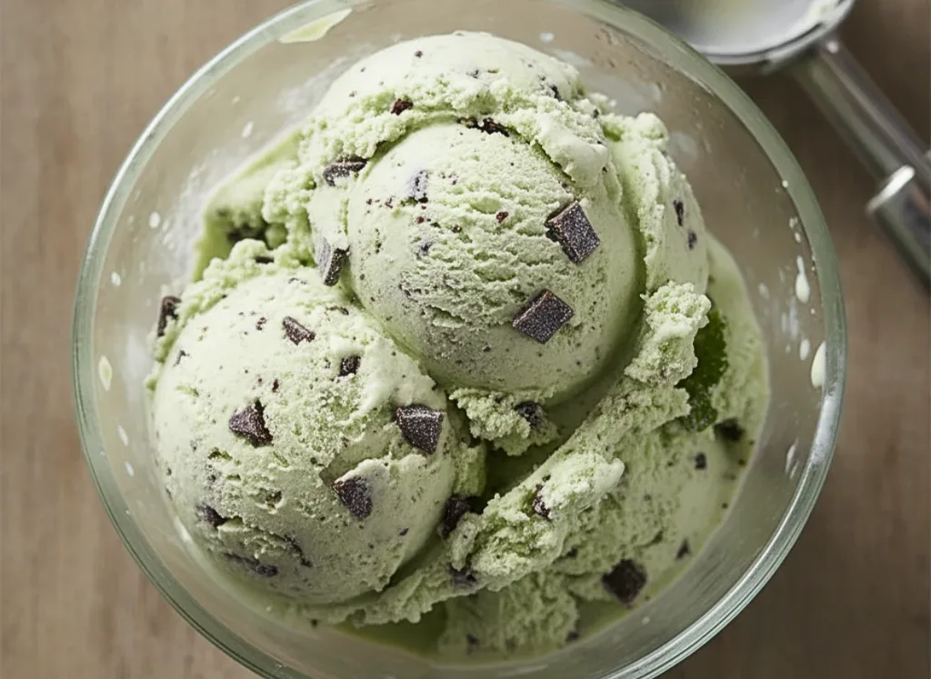 Mint Chocolate Chip Ice Cream