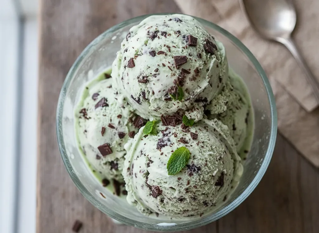 Mint Chocolate Chip Ice Cream 2