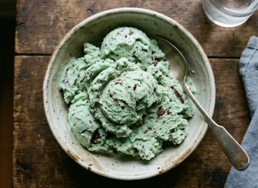 Mint Chocolate Chip Ice Cream 3