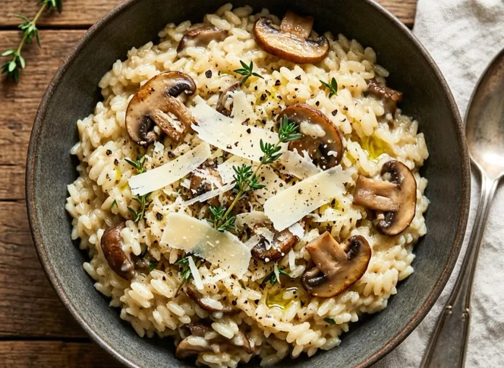Mushroom Risotto Style Rice