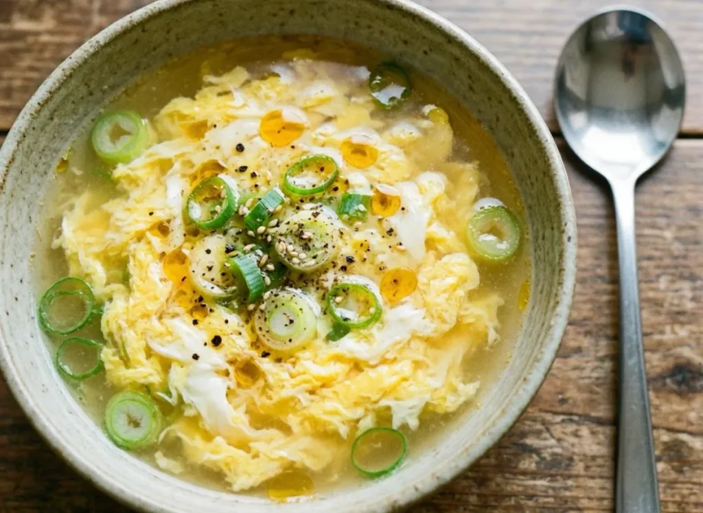 Simple Korean Egg Drop Soup
