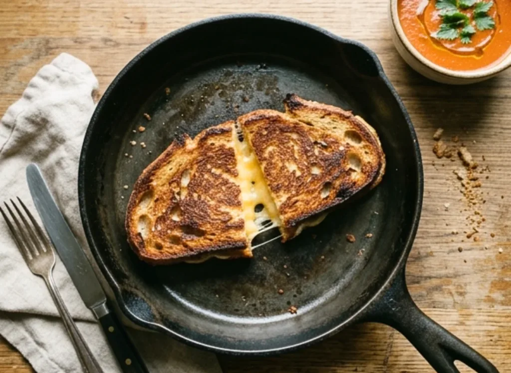 Skillet Grilled Cheese Sandwich