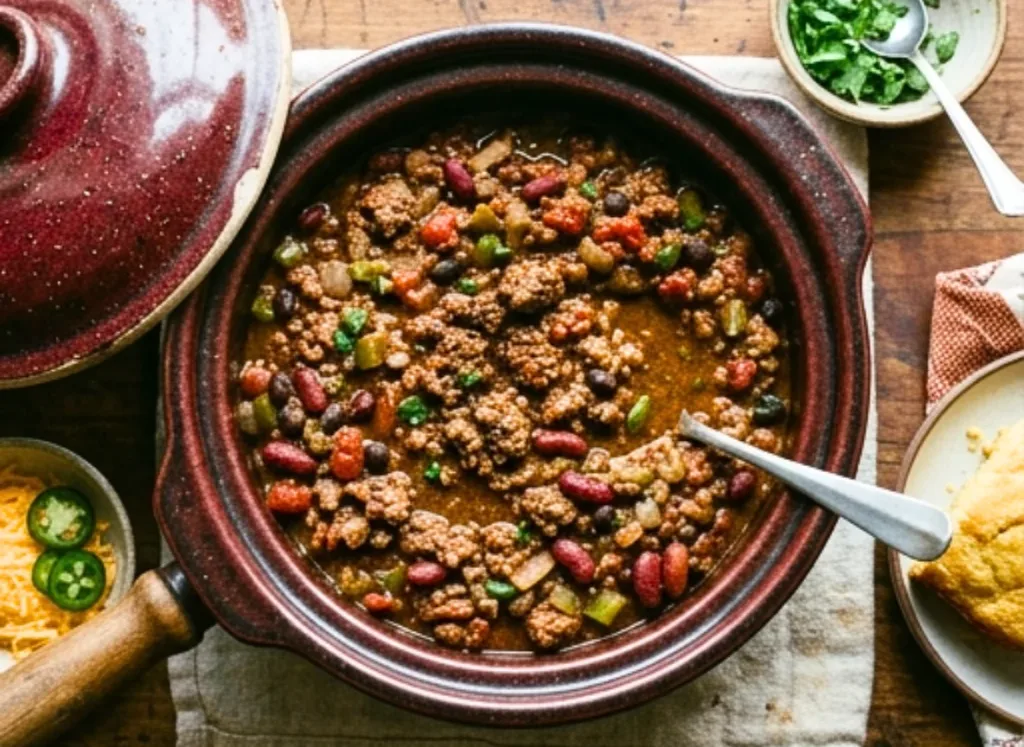 Slow Cooker Beef Chili