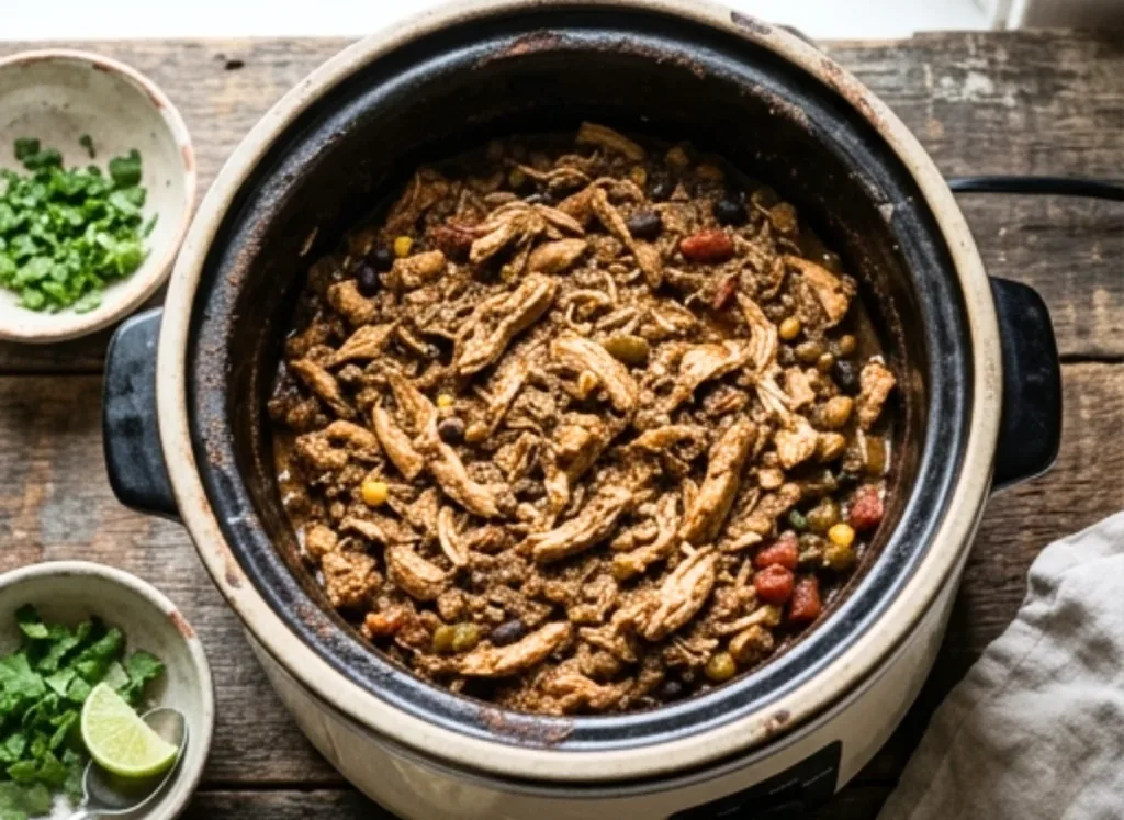Slow Cooker Chicken Taco Meat