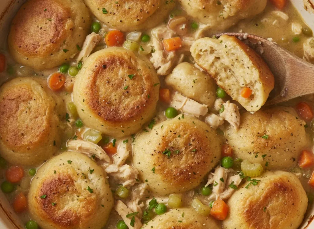 Slow Cooker Chicken and Dumplings
