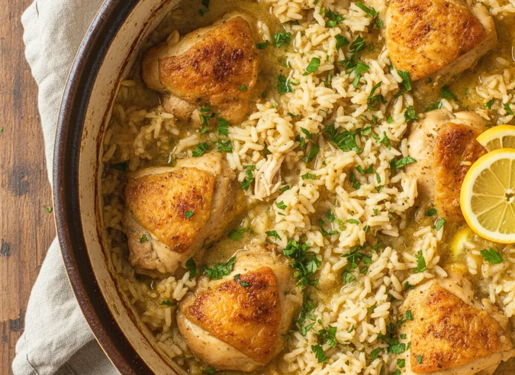 Slow Cooker Chicken and Rice