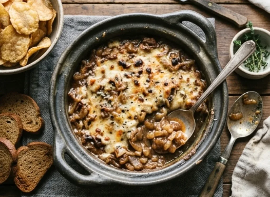 Slow Cooker French Onion Dip