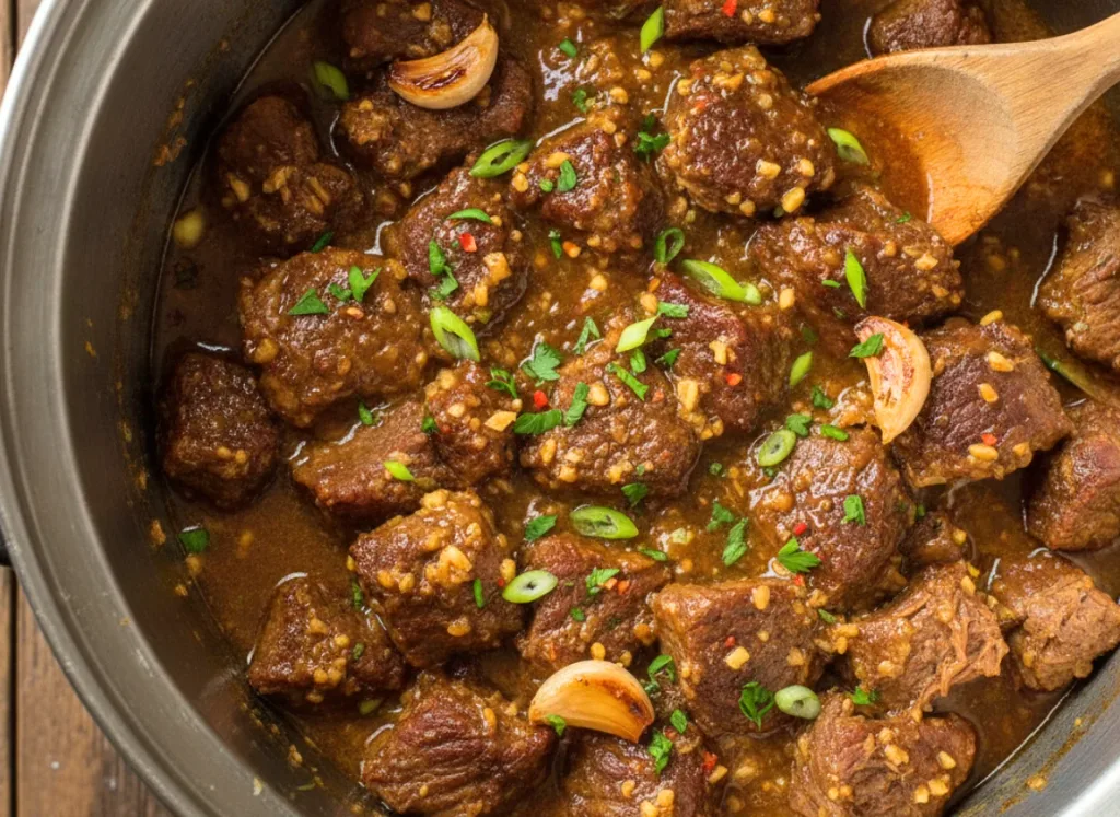 Slow Cooker Honey Garlic Beef