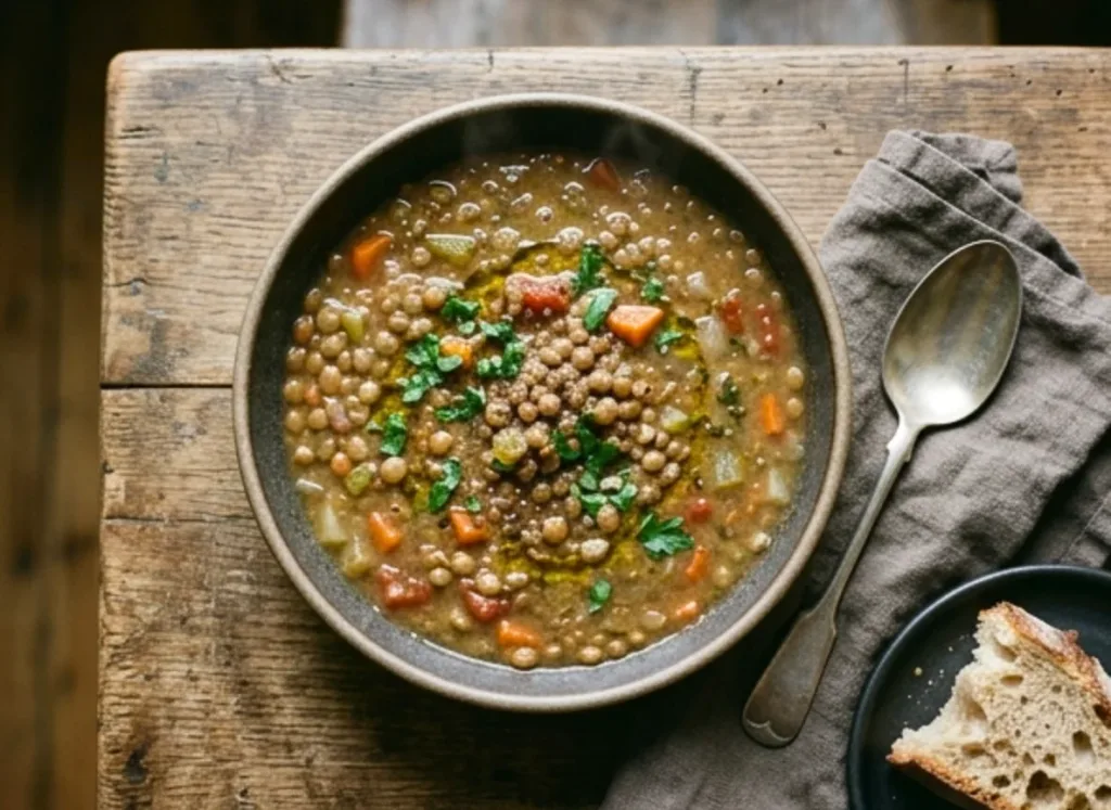 Slow Cooker Lentil Soup
