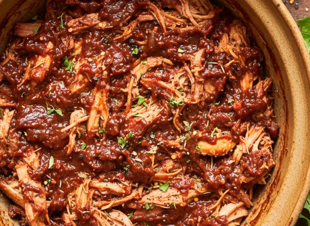 Slow Cooker Pulled Pork Dairy Free BBQ Style