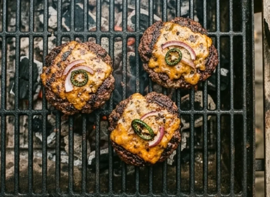 Smoky Grilled Hamburgers