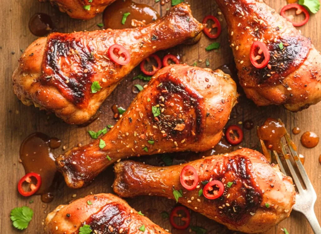 Sticky Sweet BBQ Chicken Drumsticks