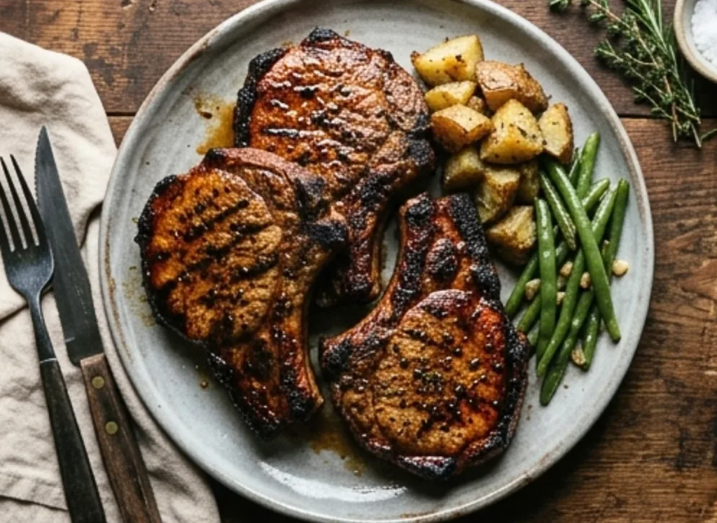 Sweet and Savory Grilled Pork Chops