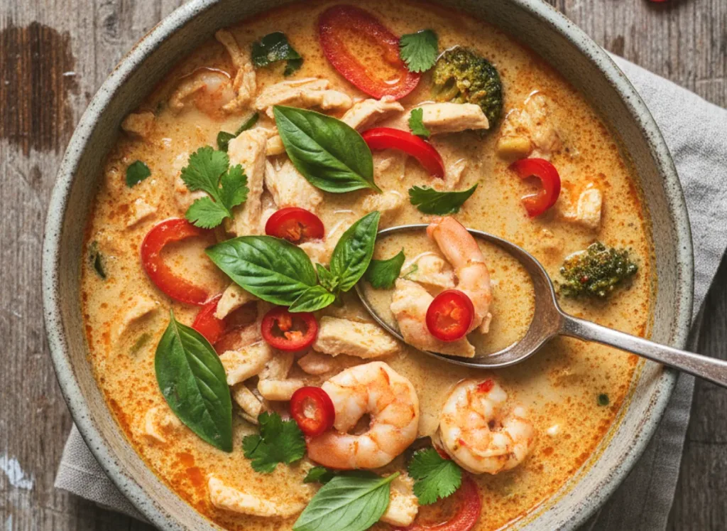 Thai Coconut Curry Soup