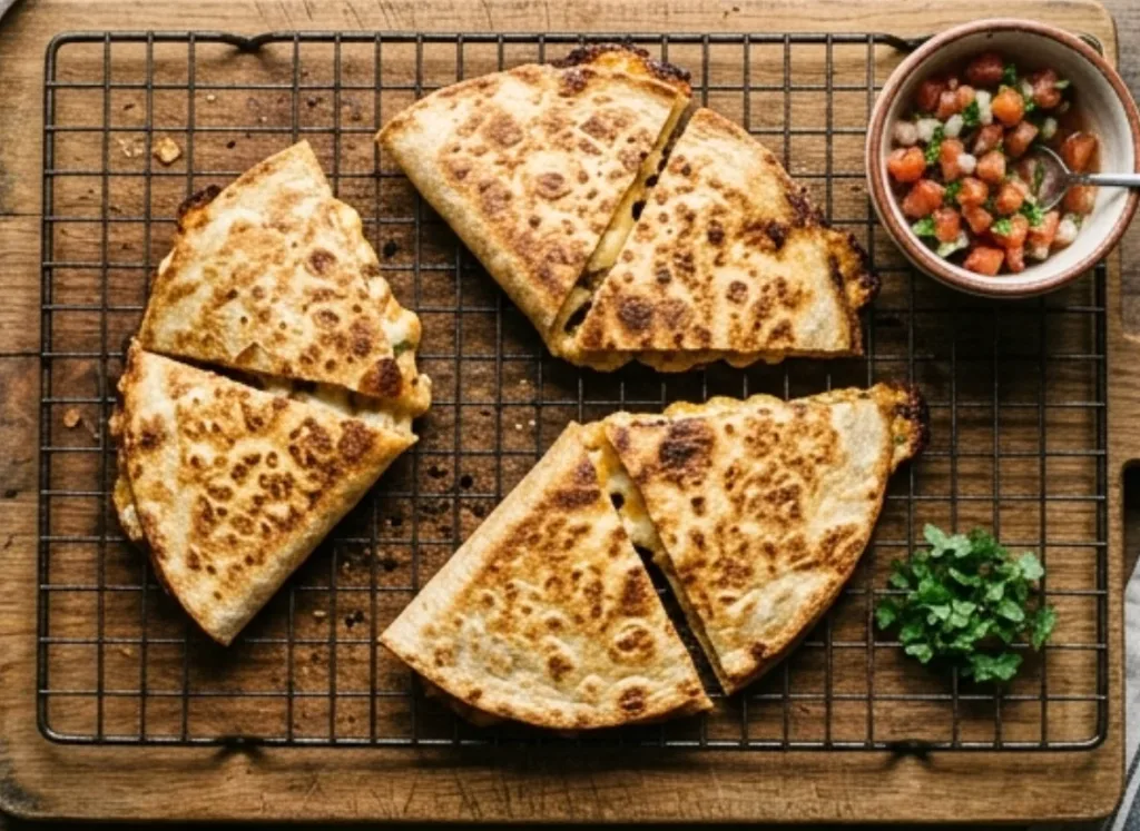 Toaster Oven Quesadillas