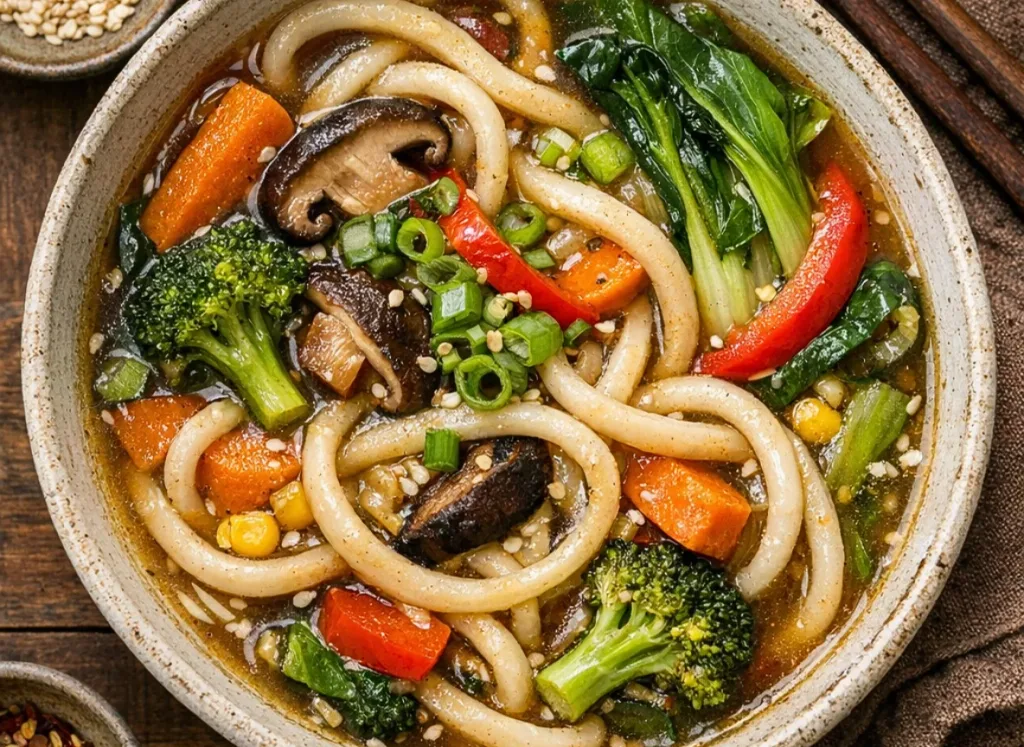 Vegetable Udon Soup