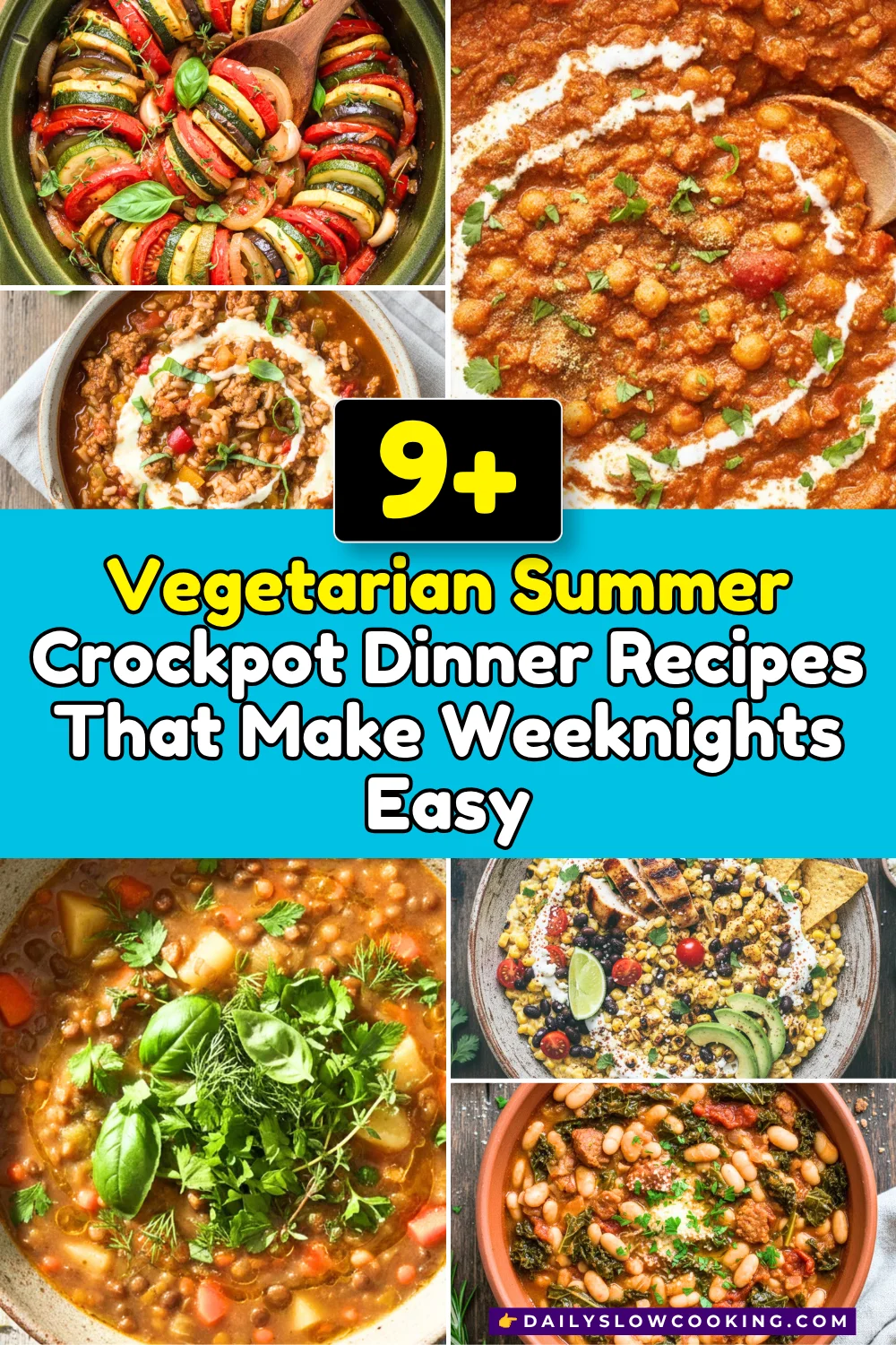 Vegetarian Summer Crockpot Dinner Recipes That Make Weeknights Easy