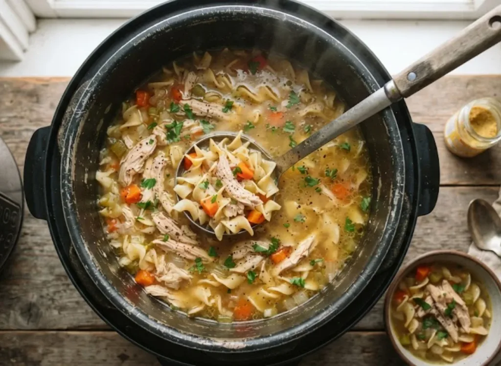 Aroma Rice Cooker Soup — Simple Chicken Noodle