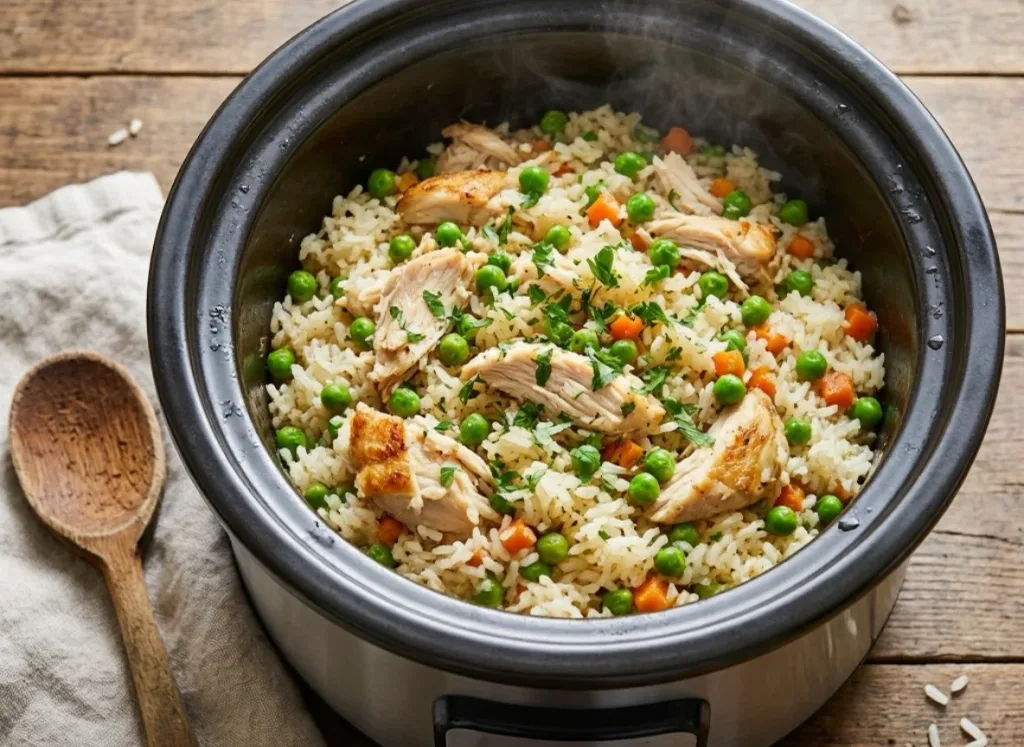 Bella Slow Cooker Chicken and Rice