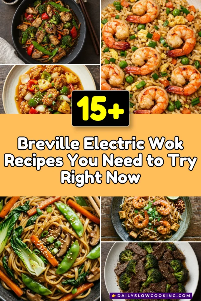 Breville Electric Wok Recipes You Need to Try Right Now