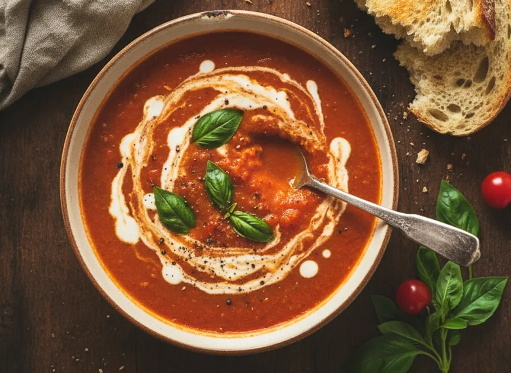 Creamy Tomato Basil Soup