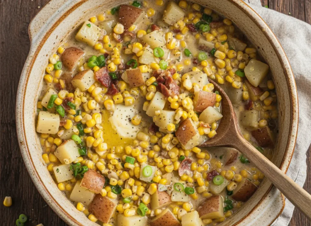 Crockpot Corn and Potato Chowder