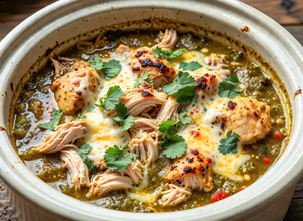 Crockpot Salsa Verde Chicken