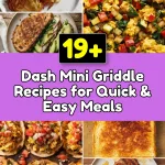 Dash Mini Griddle Recipes for Quick Easy Meals